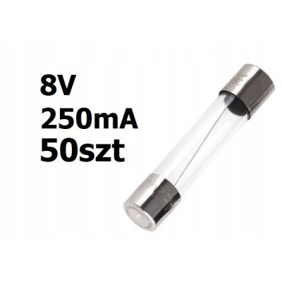 Żarówka rurkowa 8V DC 250mA 31mm 50szt