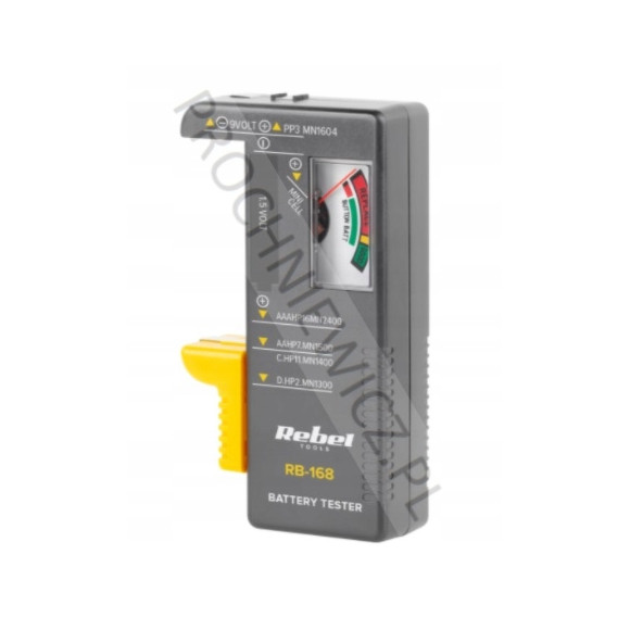 Analogowy tester baterii REBEL RB-168