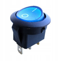 Złącze przełącznik 12V podświetlenie niebieskie 3szt