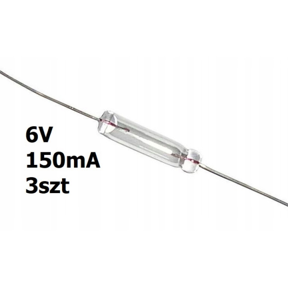 Żarówka osiowa mini T1 6V DC 150mA 3szt
