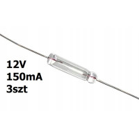Żarówka osiowa mini T1 12V DC 150mA 3szt
