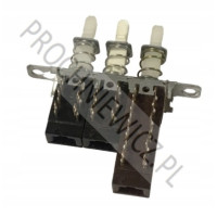 Isostat potrójny 2x6pin + 12 pin, przełączany 3szt