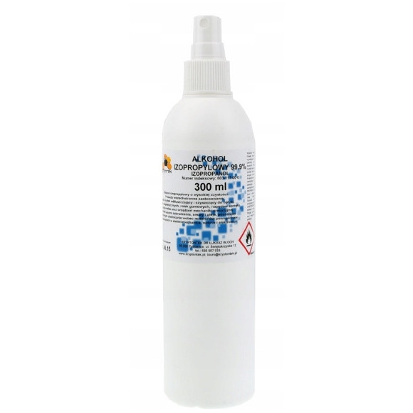 Alkohol izopropylowy ze spryskiwaczem 99,9% 300ml