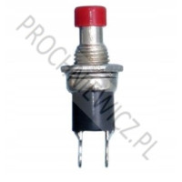 Przełącznik PBS-10B Push-ON czerwony 4szt