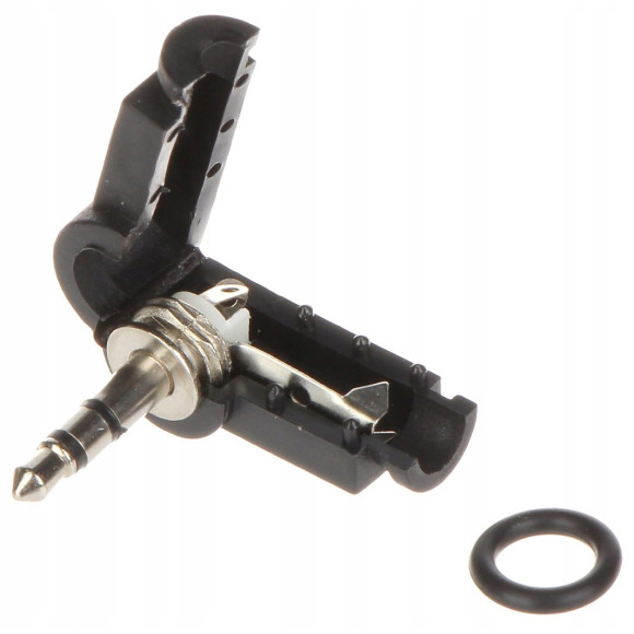 Wtyk Jack 3.5 stereo kątowy plastikowy 10szt