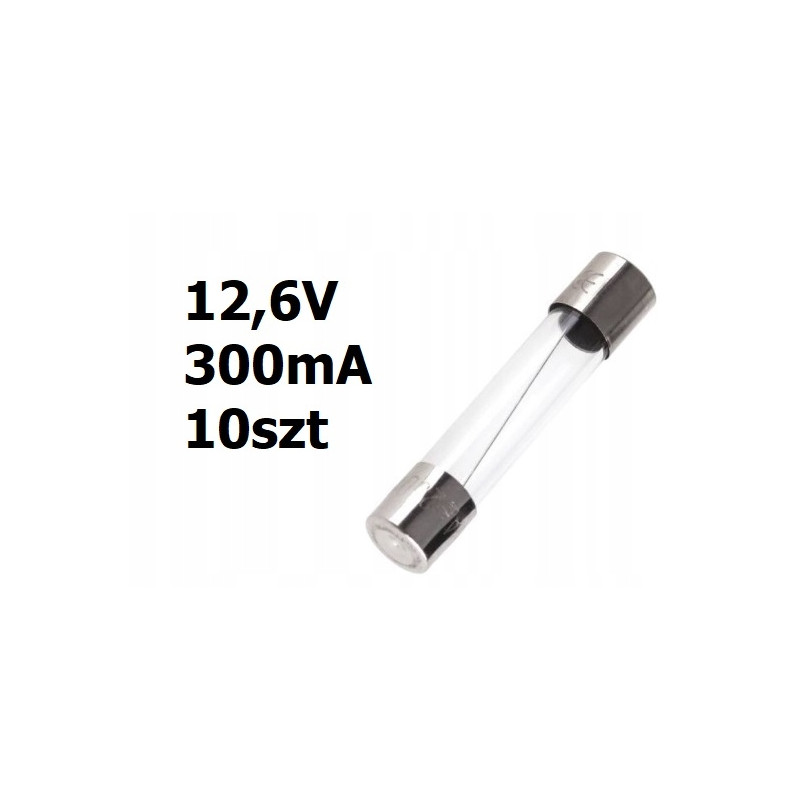 Żarówka rurkowa 12,6V DC 300mA 31mm 10szt