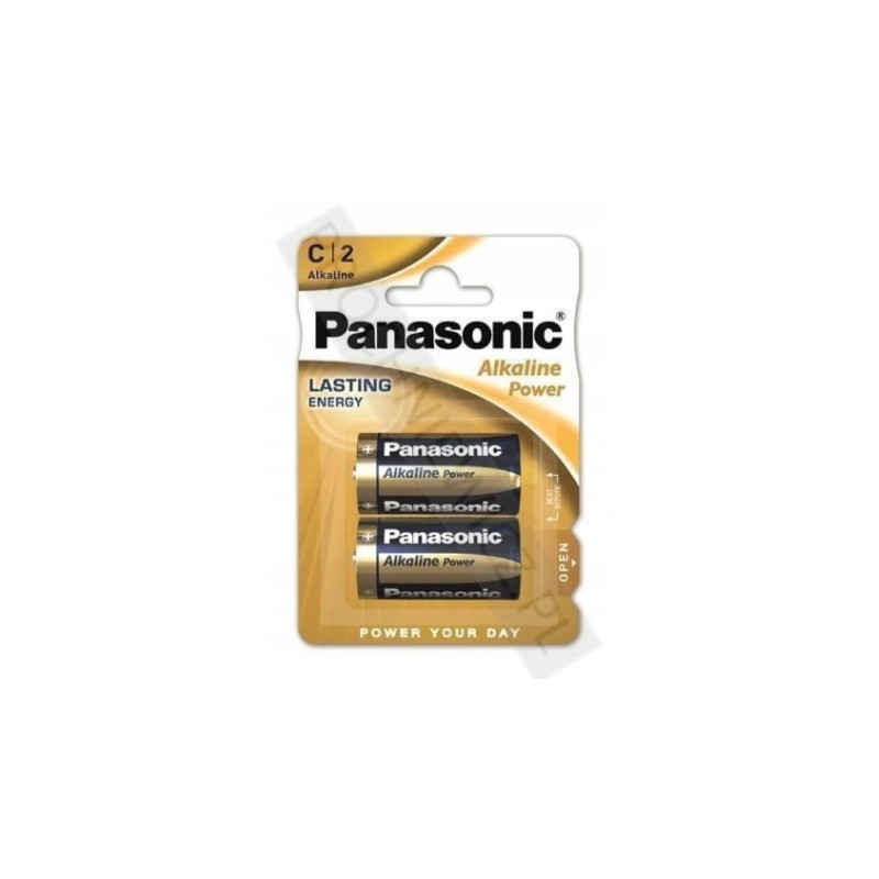 Bateria alkaliczna 1,5V Panasonic C (R14) 2 szt.