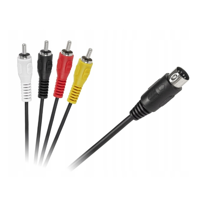 Kabel 4x RCA (cinch) - DIN 5-pin 1,8 m