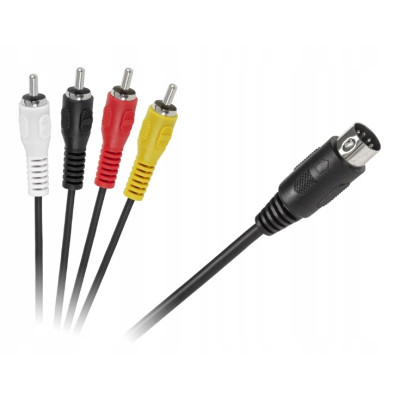 Kabel 4x RCA (cinch) - DIN 5-pin 1,8 m