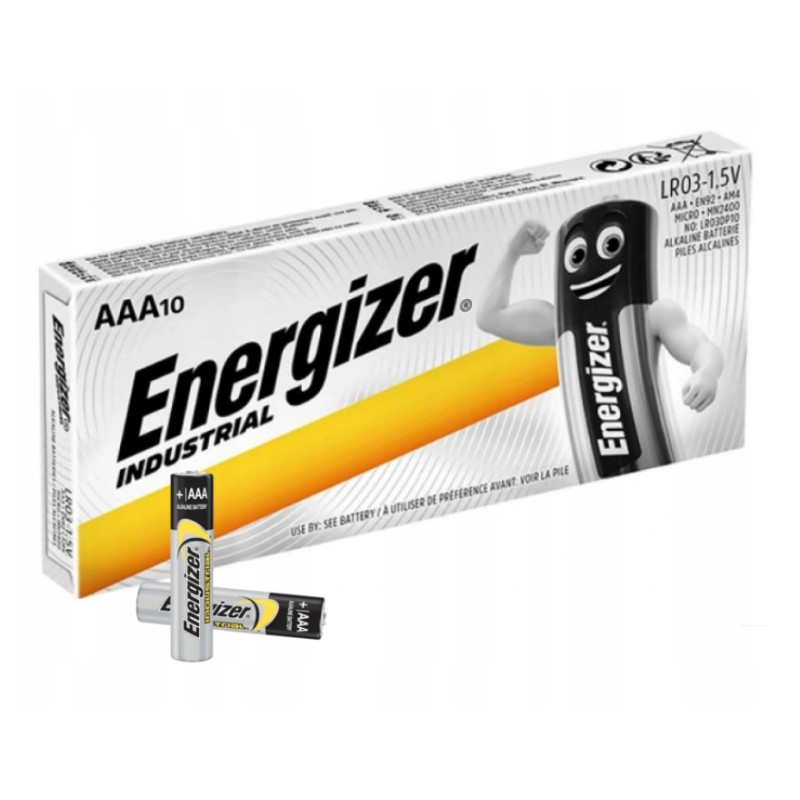 Bateria alkaliczna Energizer Industrial AAA (R3) 10 szt.