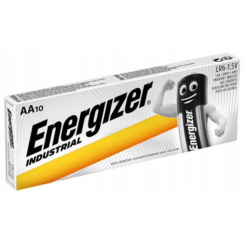 Bateria alkaliczna Energizer Industrial AA (R6) 10 szt.