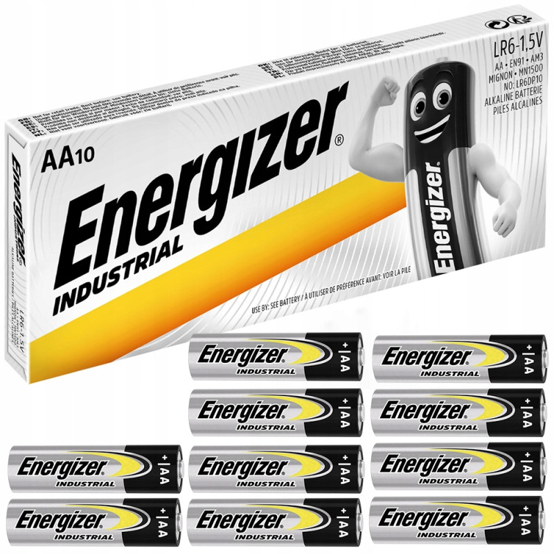 Bateria alkaliczna Energizer Industrial AA (R6) 10 szt.