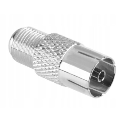 Przejściówka adapter gn. F gn. antenowe TV 5szt.