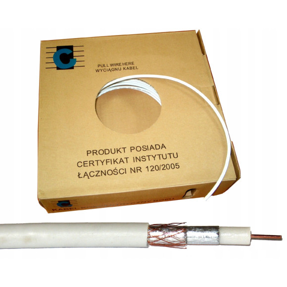 Kabel TV-SAT CU+CU KAB0015 150m Cabletech