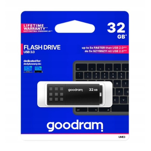 Pendrive GOODRAM UME3 32GB USB 3.0 czarny