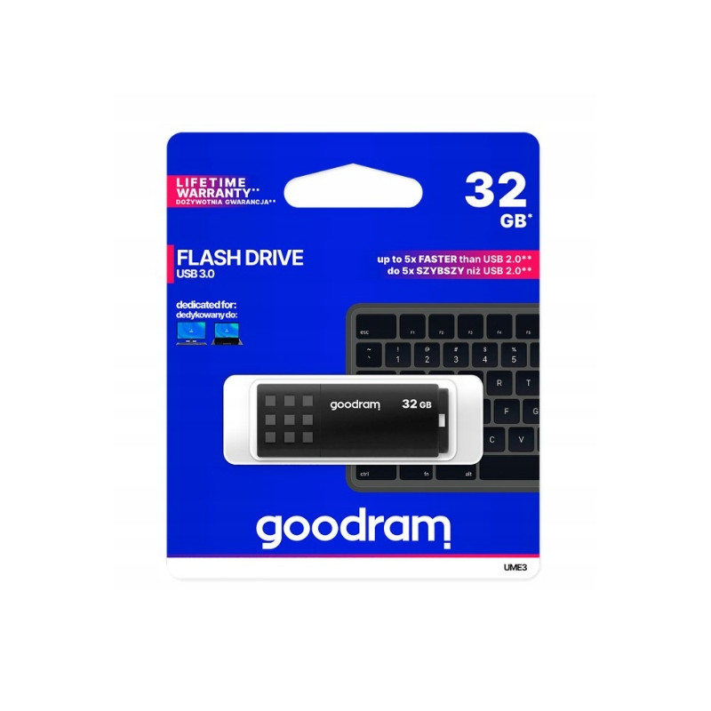 Pendrive GOODRAM UME3 32GB USB 3.0 czarny