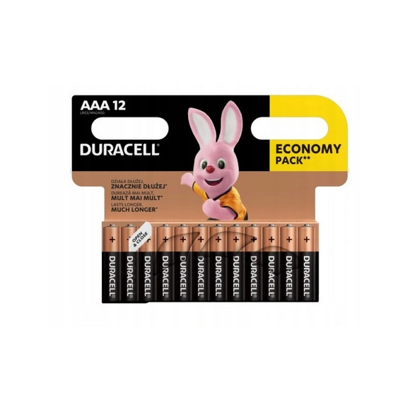 Bateria alkaliczna Duracell AAA (R3) 24 szt.