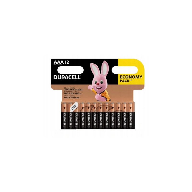 Bateria alkaliczna Duracell AAA (R3) 24 szt.