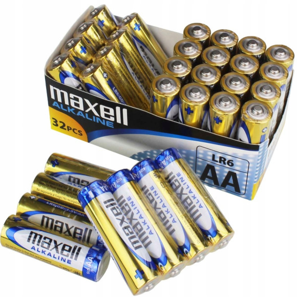 Bateria alkaliczna Maxell AA (R6) 32 szt.