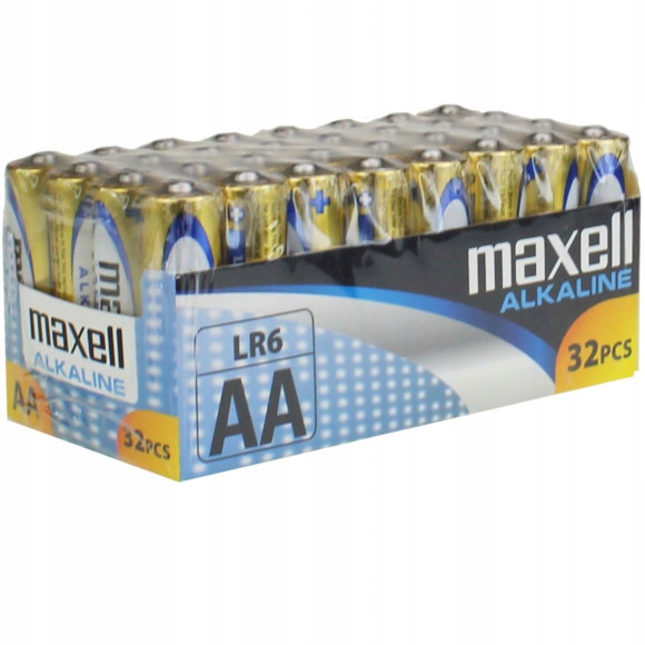 Bateria alkaliczna Maxell AA (R6) 32 szt.