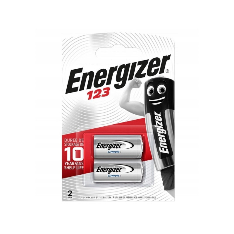 Bateria litowa Energizer 123 3V 2szt