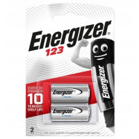 Bateria litowa Energizer 123 3V 2szt