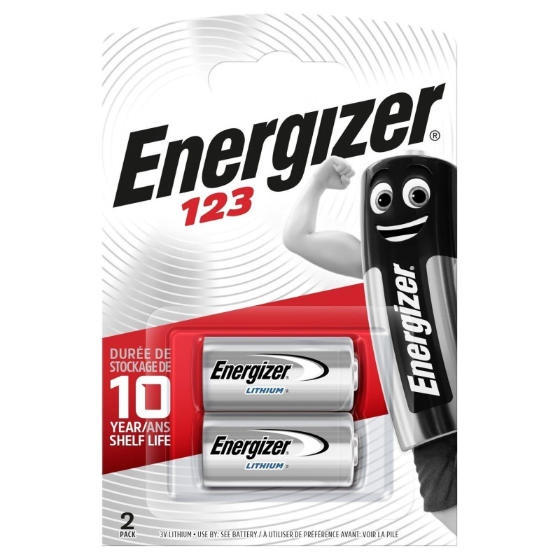 Bateria litowa Energizer 123 3V 2szt