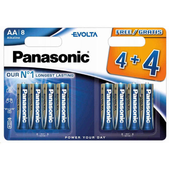 Baterie alkaliczne Panasonic evolta AA LR6 8szt.