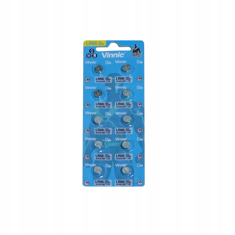 Baterie alkaliczne Vinnic LR66 L626F 10szt.