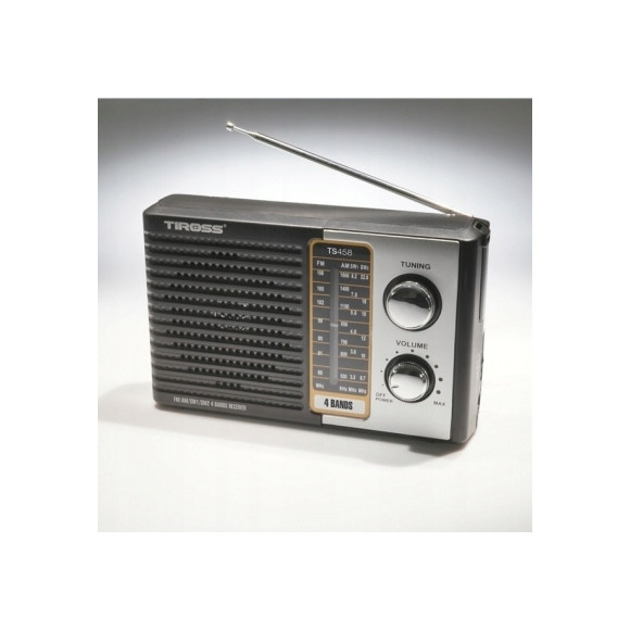 Radio sieciowo-bateryjne AM, FM, SW Tiross TS-458