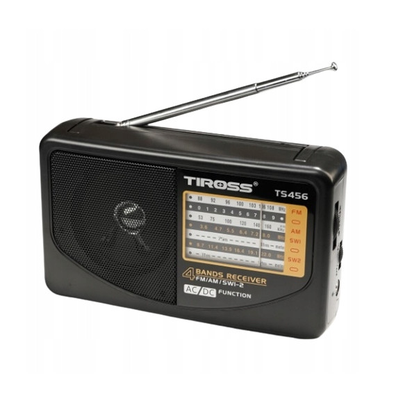 Radio sieciowo-bateryjne AM, FM Tiross TS-456