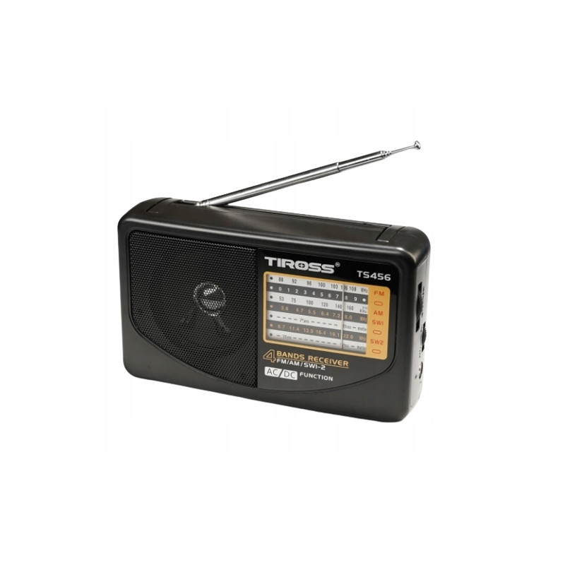 Radio sieciowo-bateryjne AM, FM Tiross TS-456