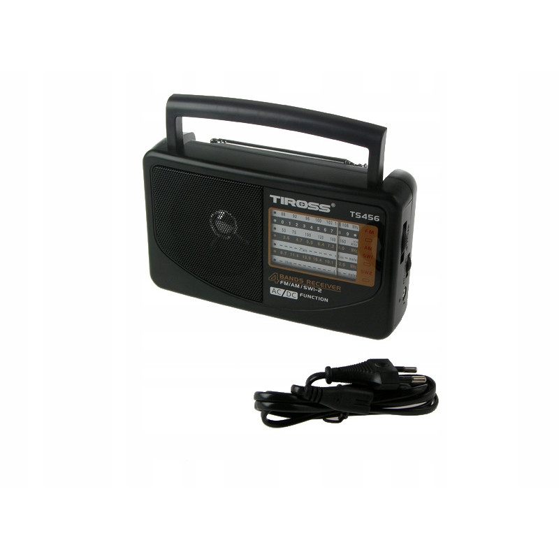Radio sieciowo-bateryjne AM, FM Tiross TS-456