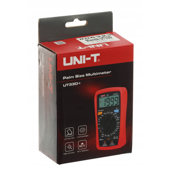 Multimetr ręczny UNI-T UT33D+