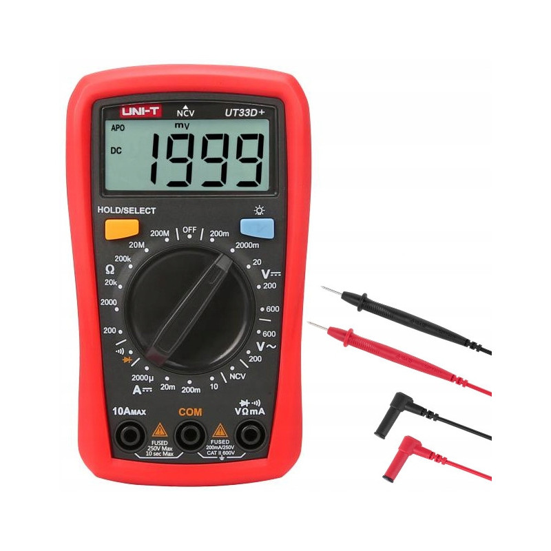Multimetr ręczny UNI-T UT33D+