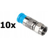 Wtyk SAT F 6,8-7,2mm kompresyjny 10szt