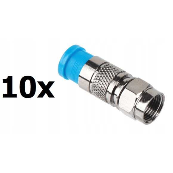 Wtyk SAT F 6,8-7,2mm kompresyjny 10szt