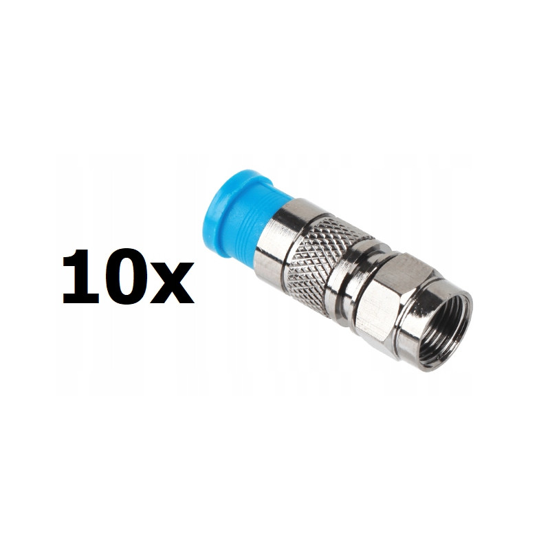 Wtyk SAT F 6,8-7,2mm kompresyjny 10szt