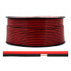 Kabel głośnikowy czerwono-czarny CCA 2x0,5mm² 100m
