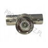 Przejściówka adapter gniazdo BNC-2x Wtyk BNC 3szt