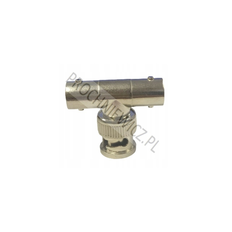Przejściówka adapter gniazdo BNC-2x Wtyk BNC 3szt