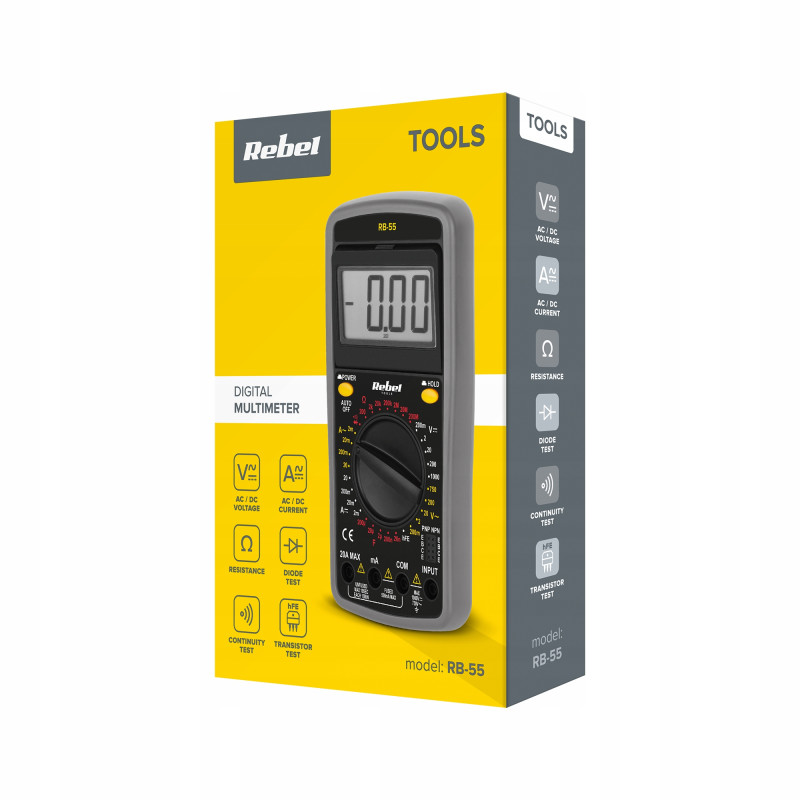 Miernik uniwersalny REBEL RB-55