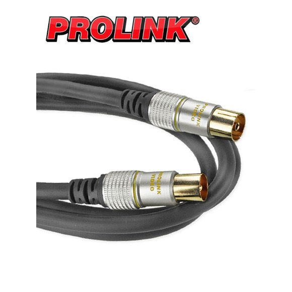 Kabel Prolink Ex wtyk antenowy TV- gn. antenowe TV 1,2m