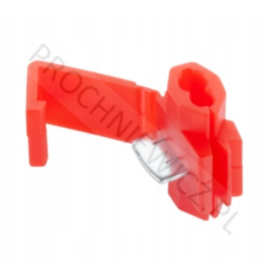 Szybkozłączka czerwona Cabletech ZLA0680.1 0,25-1,00mm 25szt