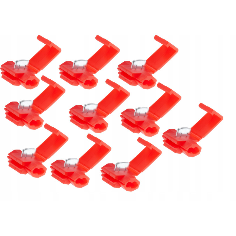 Szybkozłączka czerwona Cabletech ZLA0680.1 0,25-1,00mm 25szt