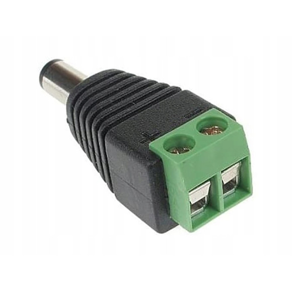 Wtyk zasilający DC męski 2,1/5,5 5szt