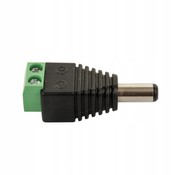 Wtyk zasilający DC męski 2,1/5,5 5szt