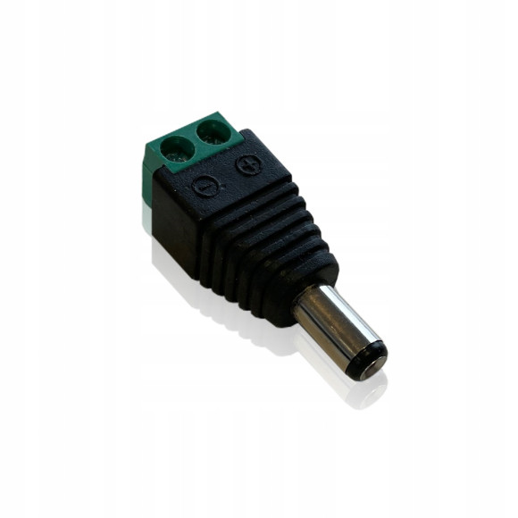 Wtyk zasilający DC męski 2,1/5,5 5szt