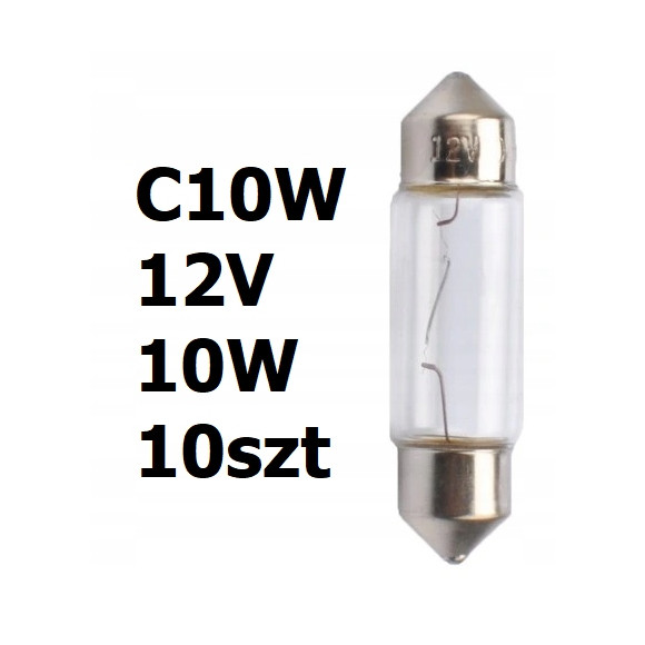 Żarówki C10W 12V/10W 75103 (11x42mm) 10szt