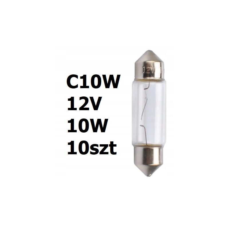 Żarówki C10W 12V/10W 75103 (11x42mm) 10szt